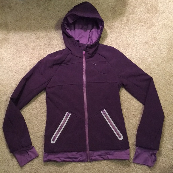 Athleta Jackets & Blazers - Athleta Purple Reflective Jacket